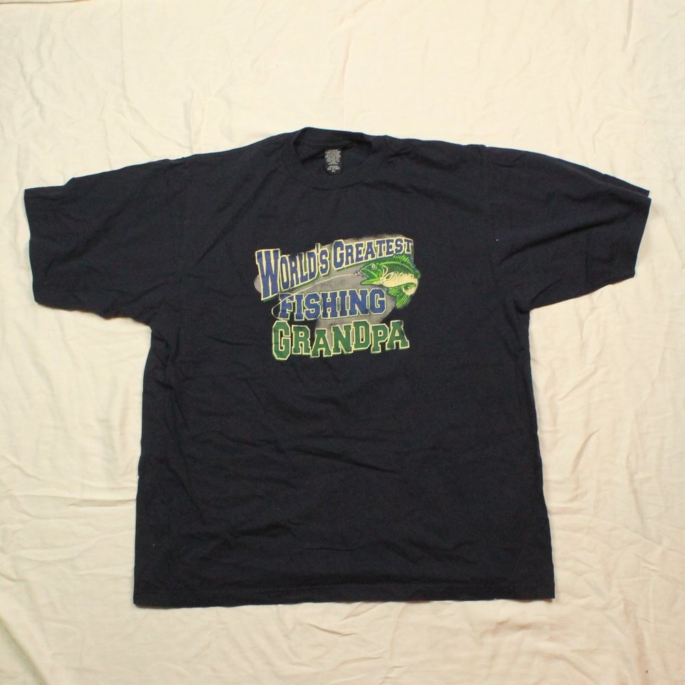World's Greatest Fishing Grandpa Tee